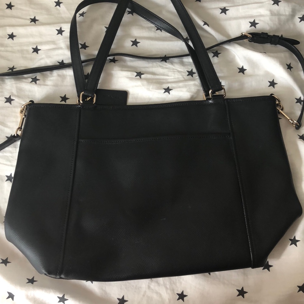 Coach leather tote w/removable crossbody - Picture 5 of 5